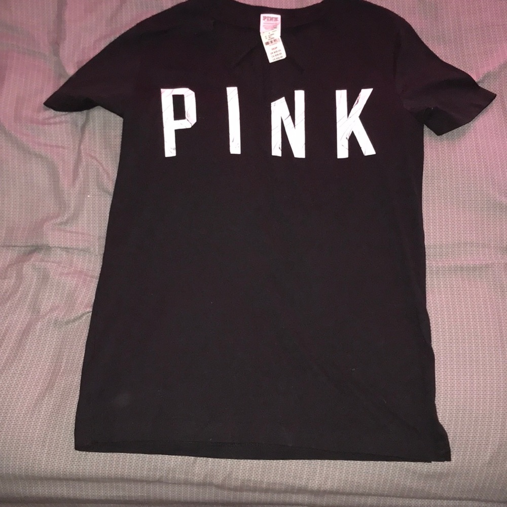 PINK black T-shirt